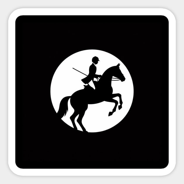 Equestrian Sticker by Print Forge